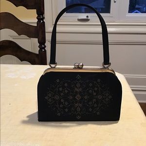 ESPRIT Black & Gold Purse just for Keys & Lipstick